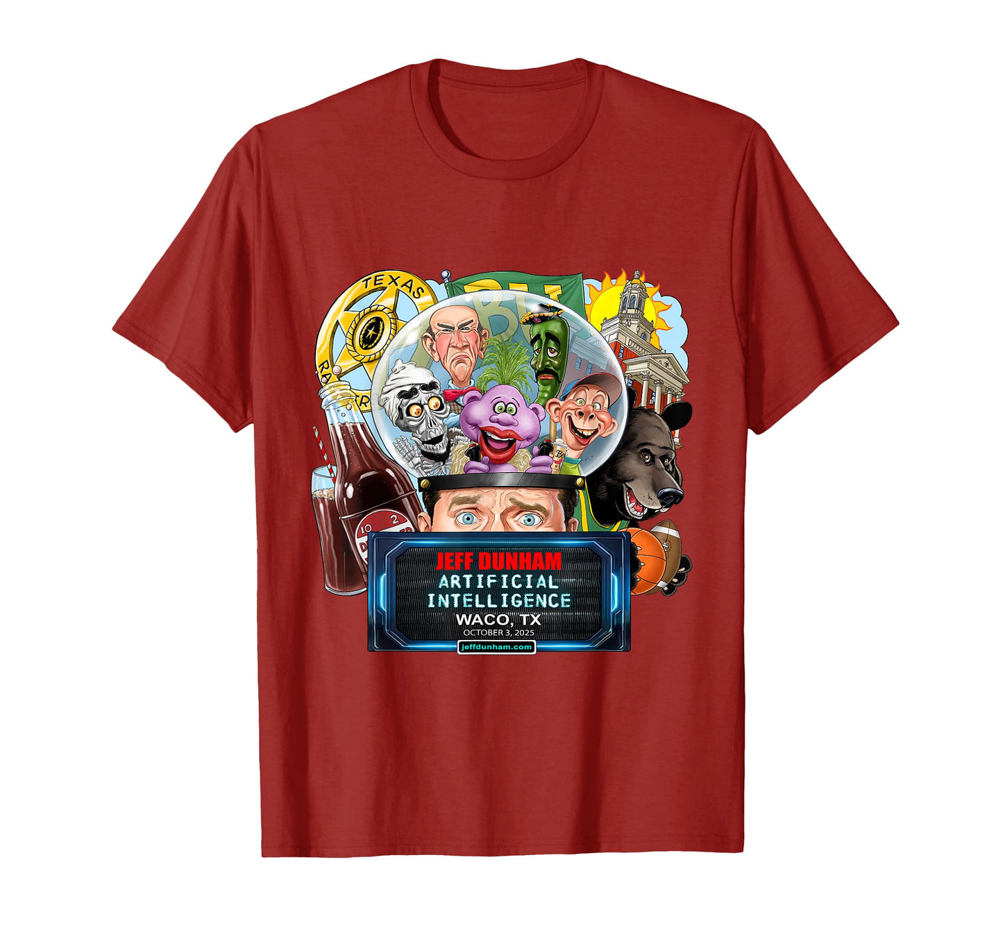 Jeff Dunham Waco, TX (2025) T-Shirt