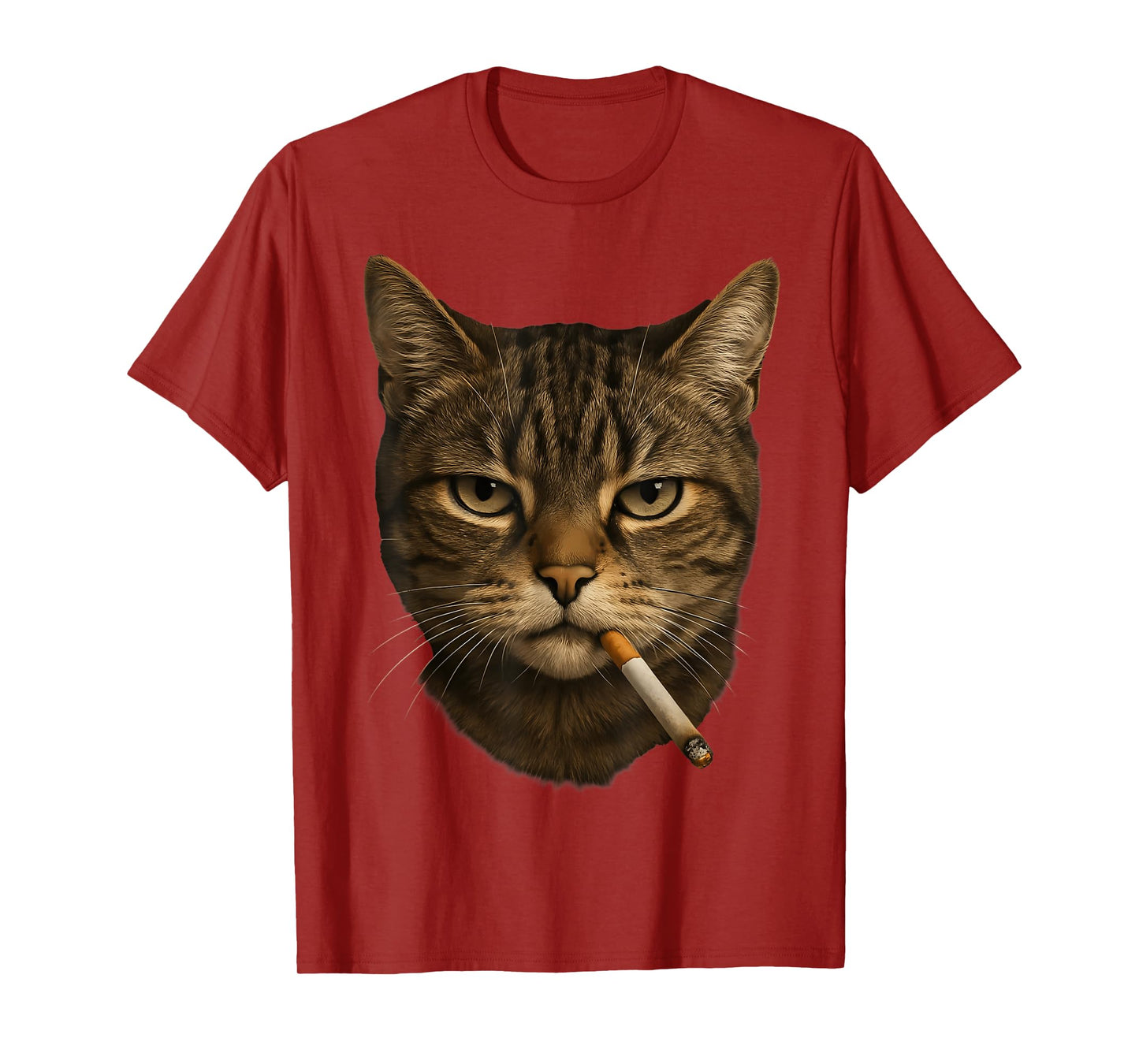 Funny Smoking Cat Cigarette Kitty Gen Z Meme Cat Lover 2025 T-Shirt