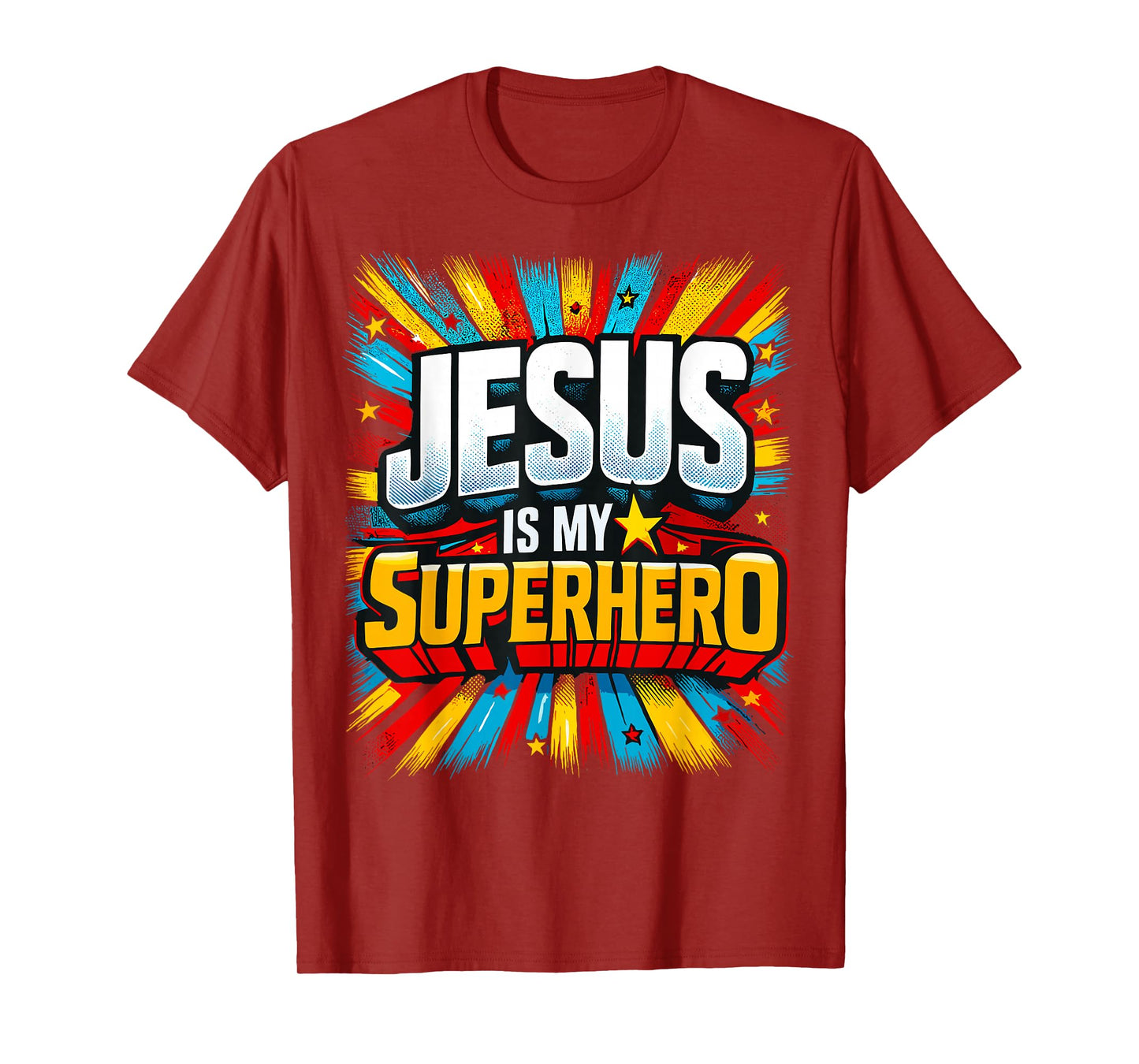 Jesus is My Superhero Christian T-Shirt