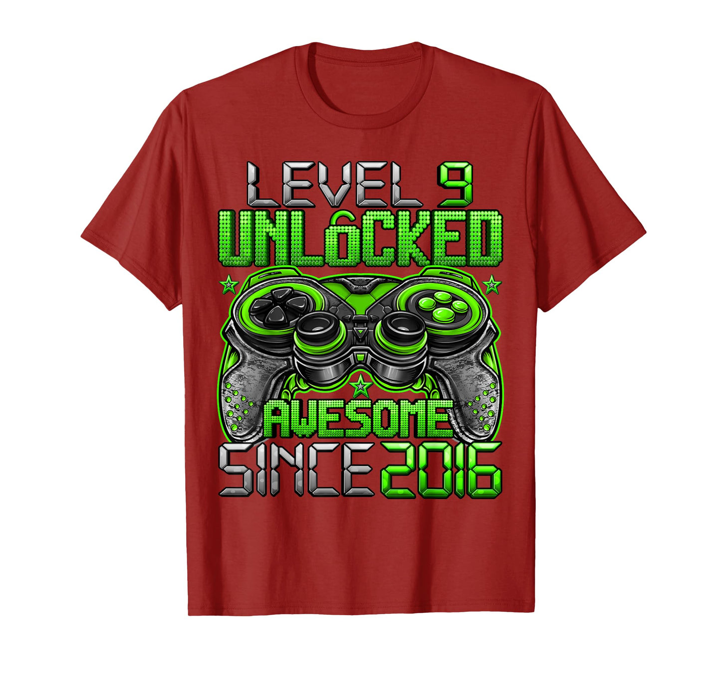 Level 9 Unlocked 9 Year Old Gifts For Boys 9th Birthday Boy T-Shirt