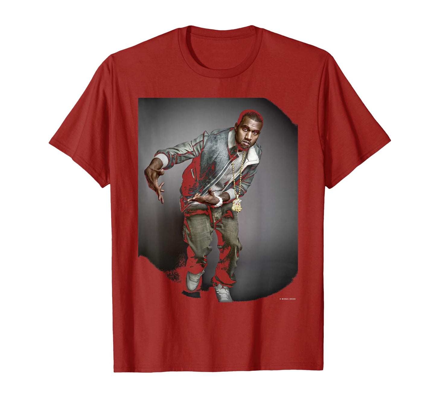 Artist Kanye West LA Photo by Michael Grecco T-Shirt