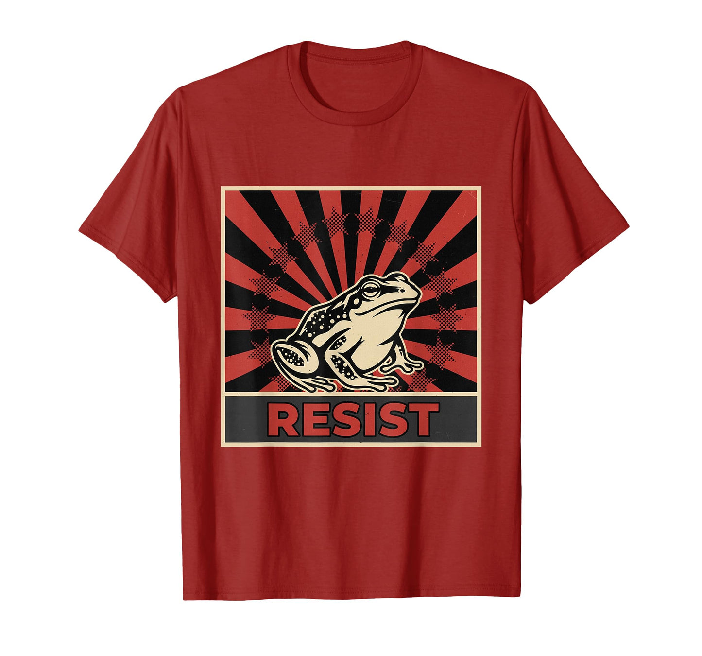 Portland Resist Frog Poster Protest No Kings Day T-Shirt