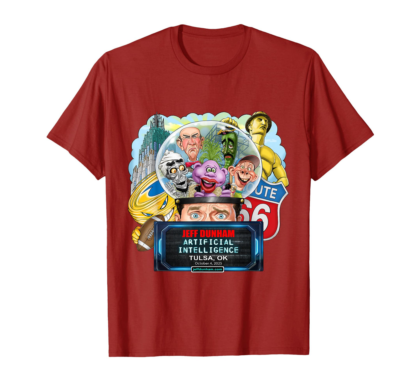 Jeff Dunham Tulsa, OK (2025) T-Shirt