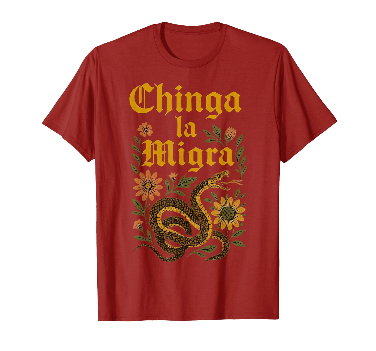 Chinga La Migra Pro Immigration Fascism Human Rights T-Shirt