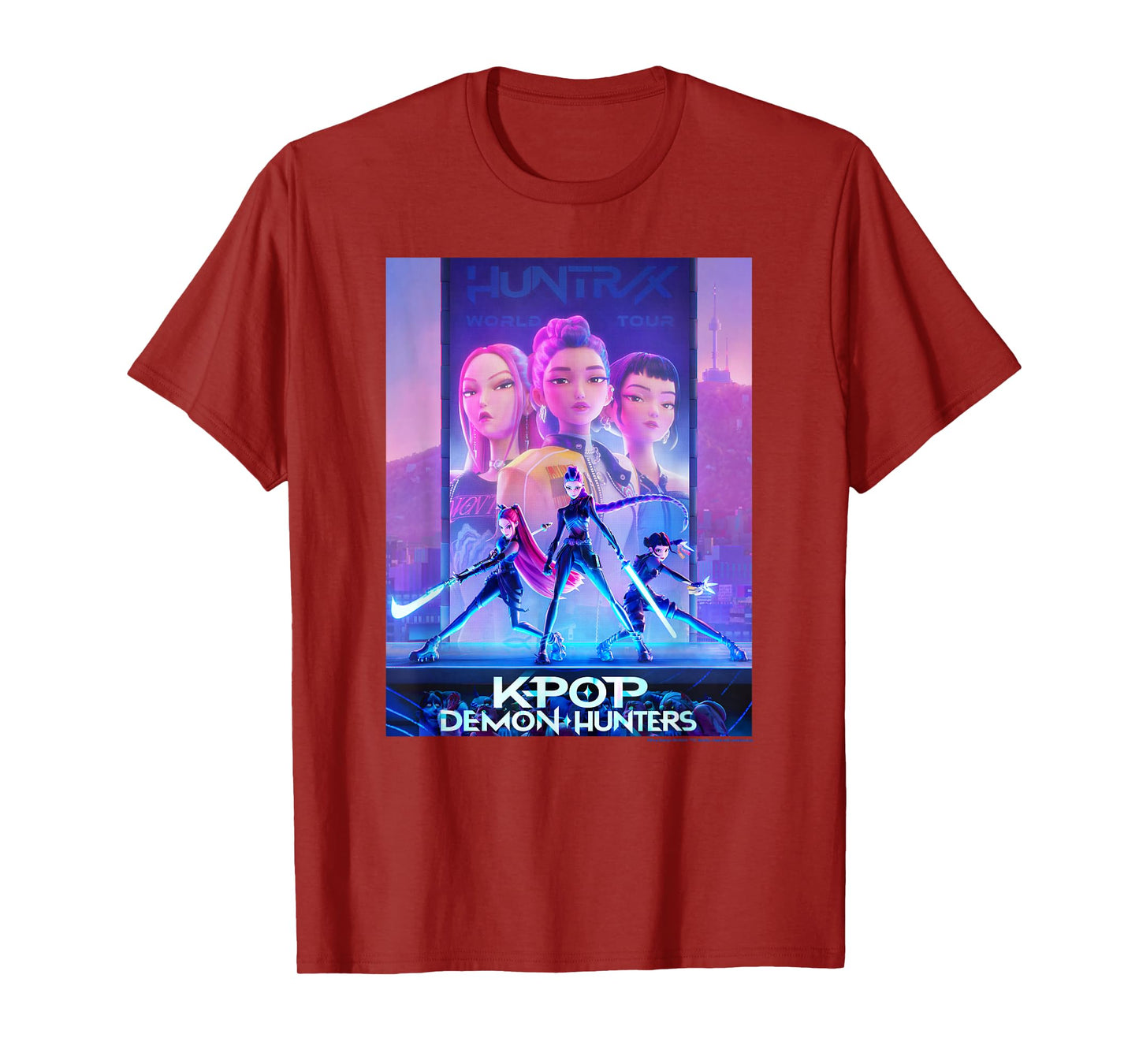 Kpop Demon Hunters Halloween Movie Poster T-Shirt