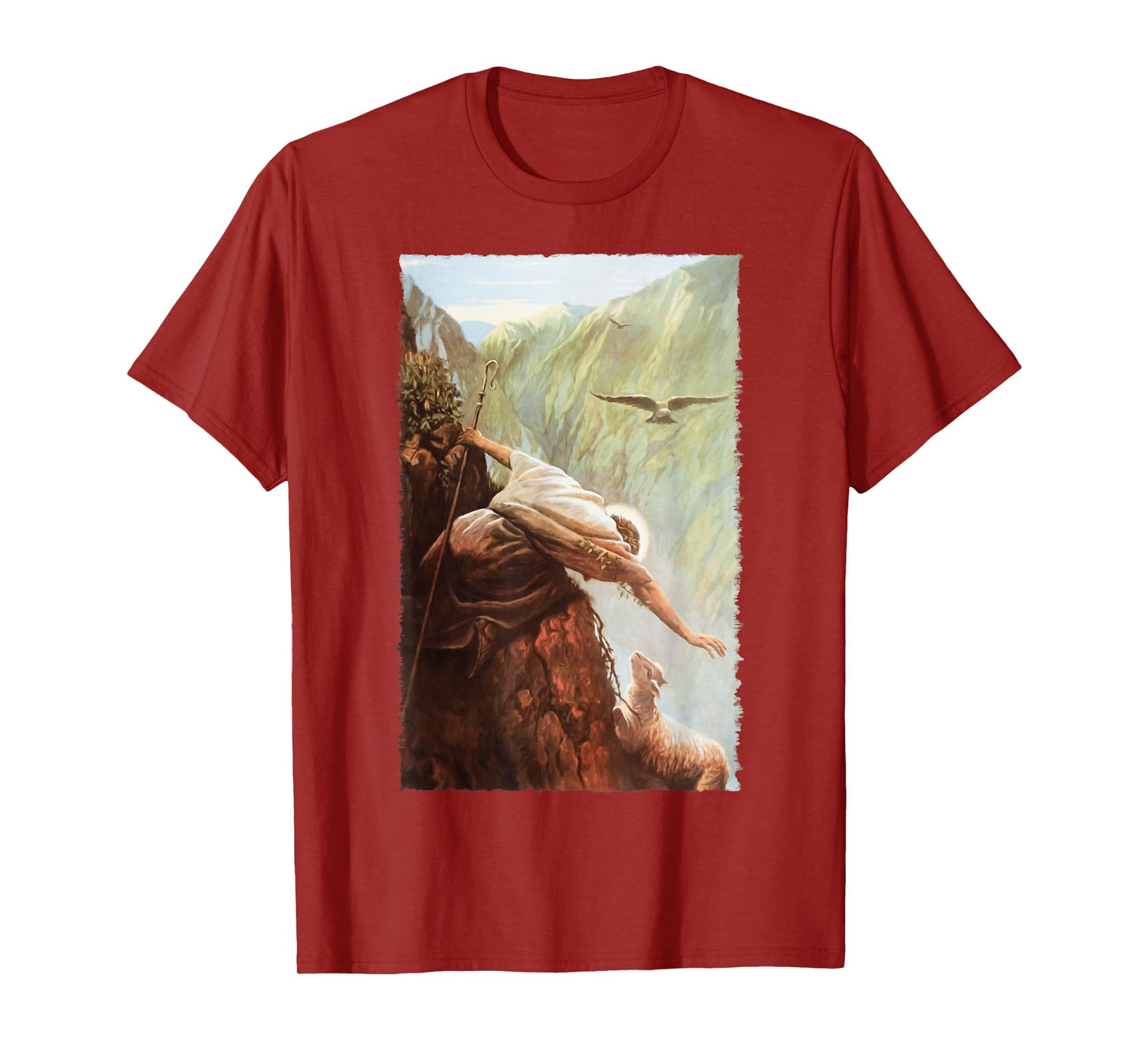 The Lost Sheep Luke 15:3-7 Christian Bible T-Shirt