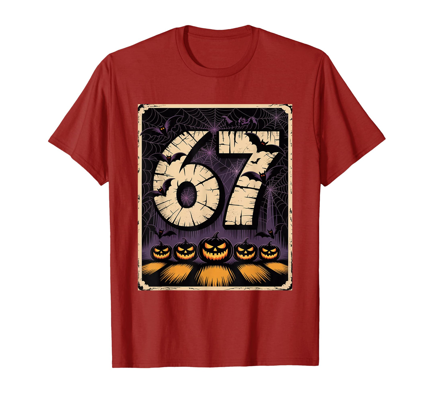 67 Meme Shirt, Six Seven Funny Halloween Design T-Shirt