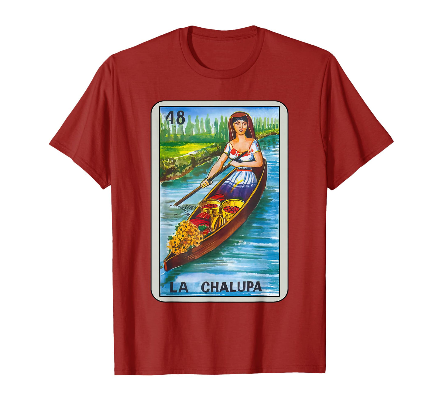 La Chalupa Card Mexican Lottery Card T-Shirt
