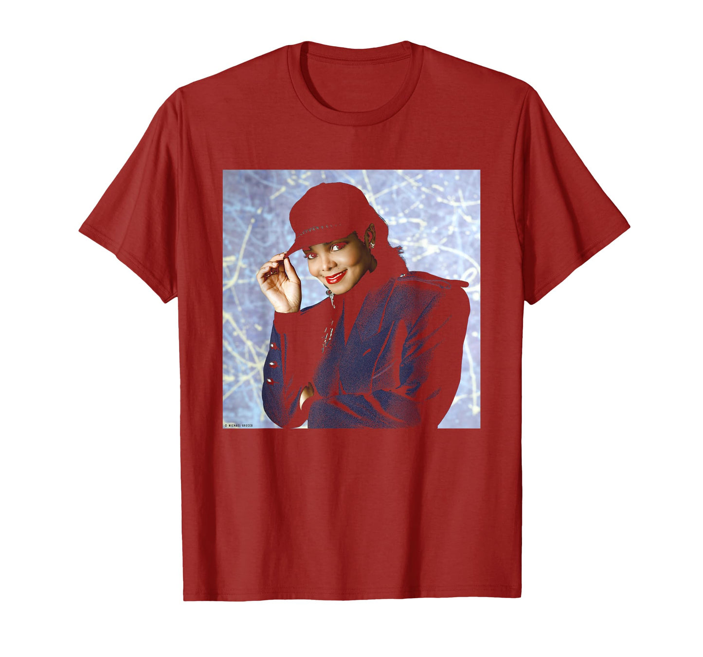 Pop Singer Janet Jackson Portrait by Michael Grecco T-Shirt