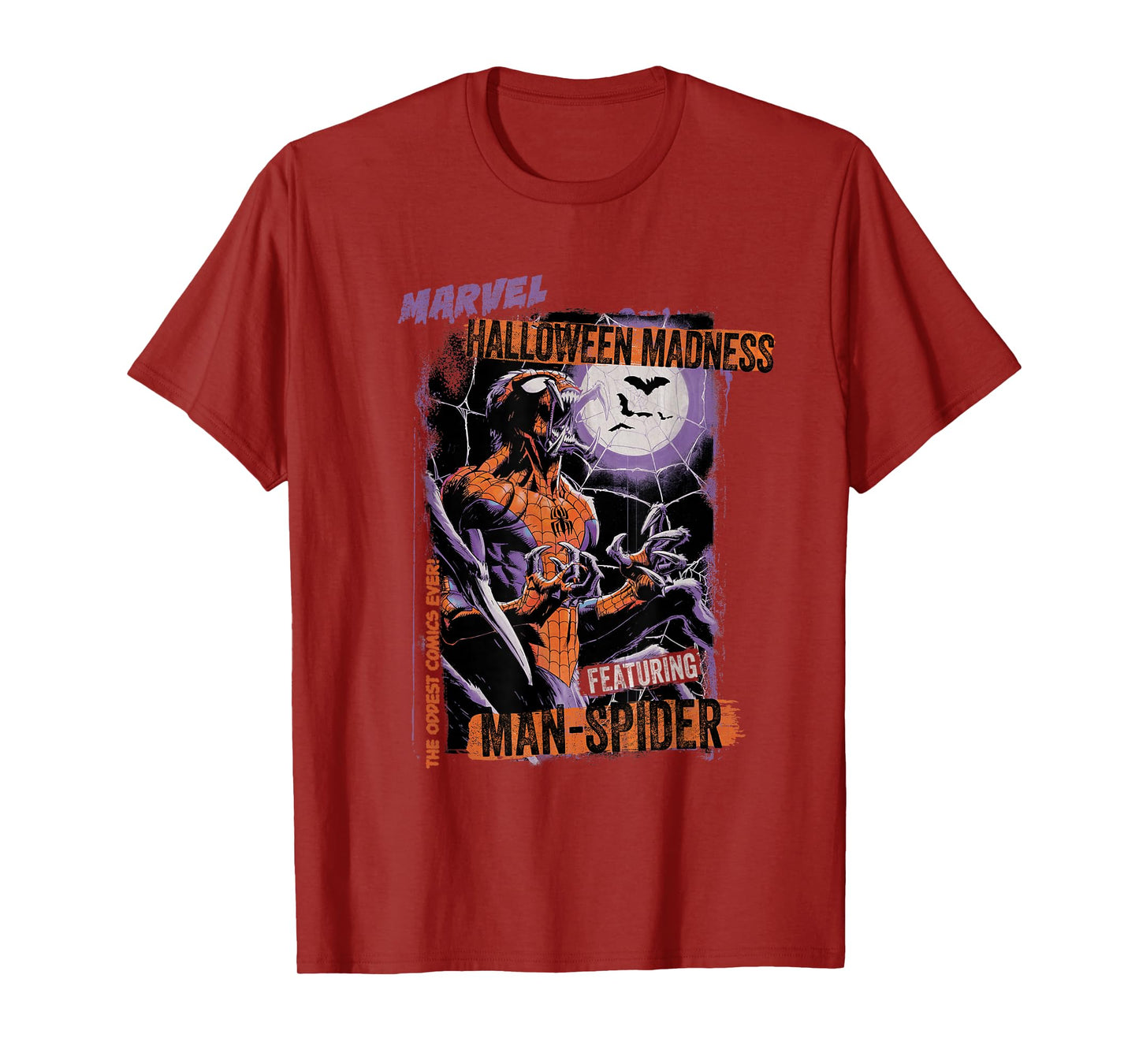 Marvel Spider-Man Halloween Madness Featuring Man-Spider T-Shirt