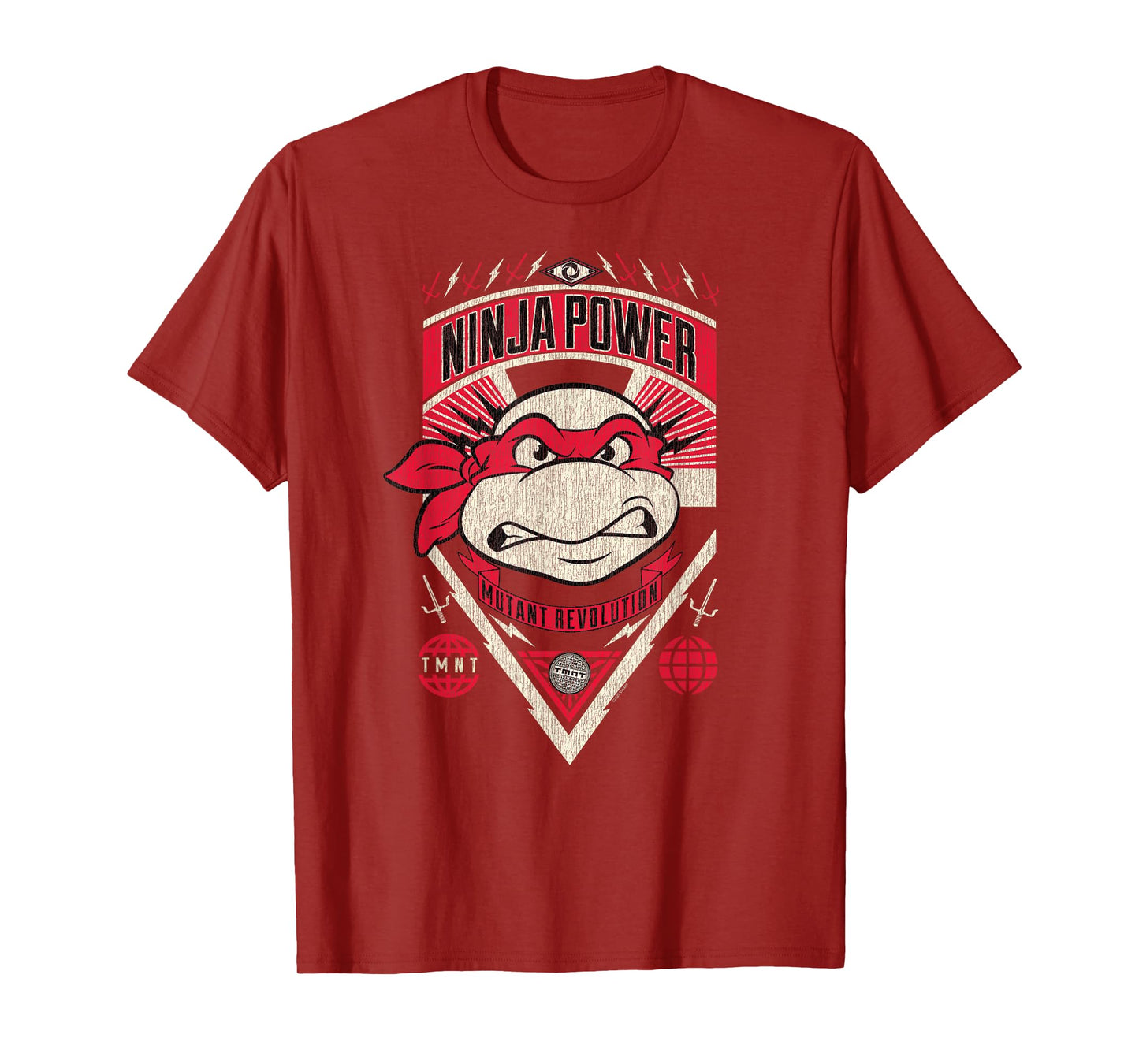 TMNT Raphael Ninja Power Poster Classic Cartoon T-Shirt