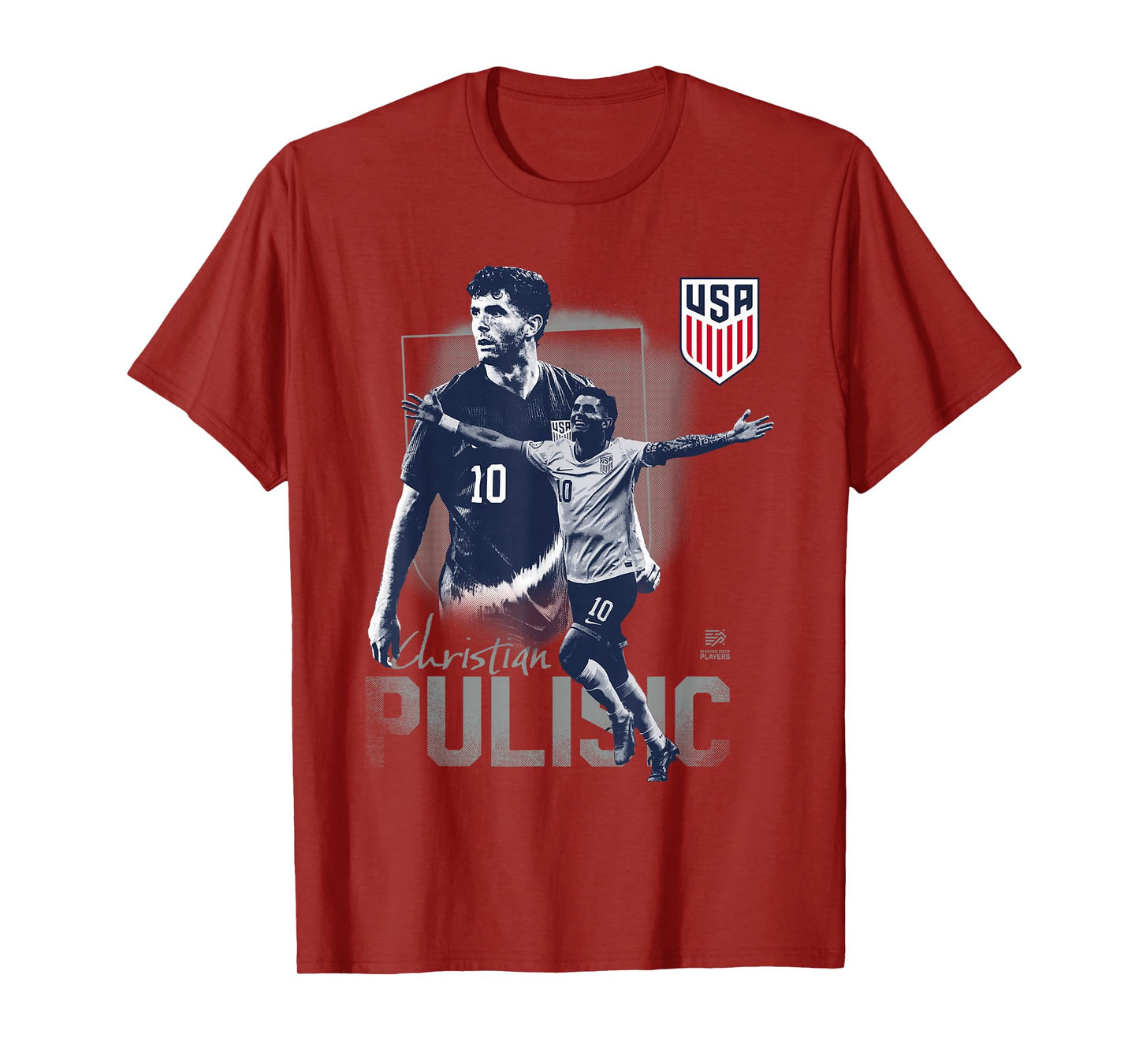 Officially Licensed USA Soccer USMNT Gear, Christian Pulisic T-Shirt