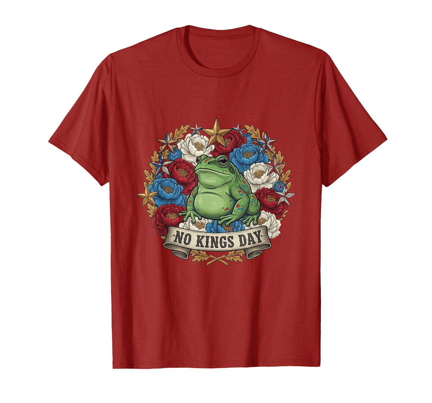 No Kings Day Portland Shirt Frog Protest T-Shirt