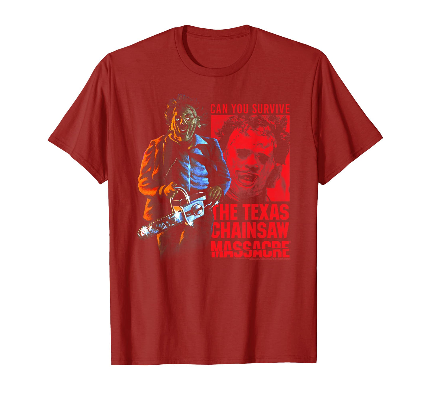 The Texas Chainsaw Massacre Survive Leatherface Horror T-Shirt