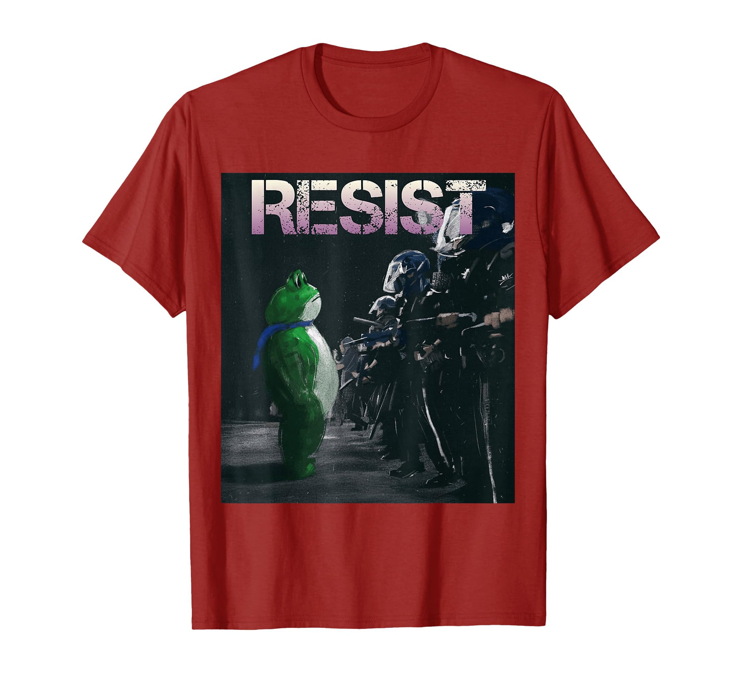 Portland Frog Protest Resist for Men Women T-Shirt