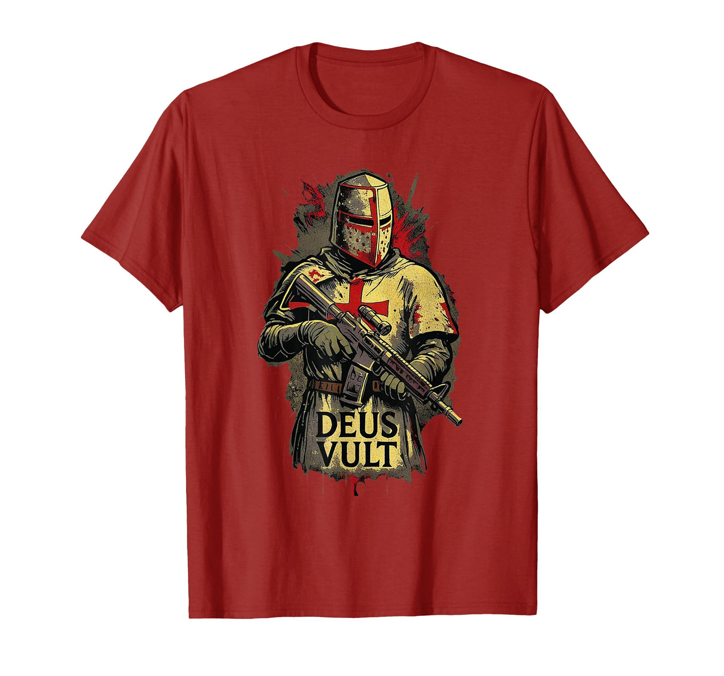 Catholic Knight Templar Crusader Cross T-Shirt