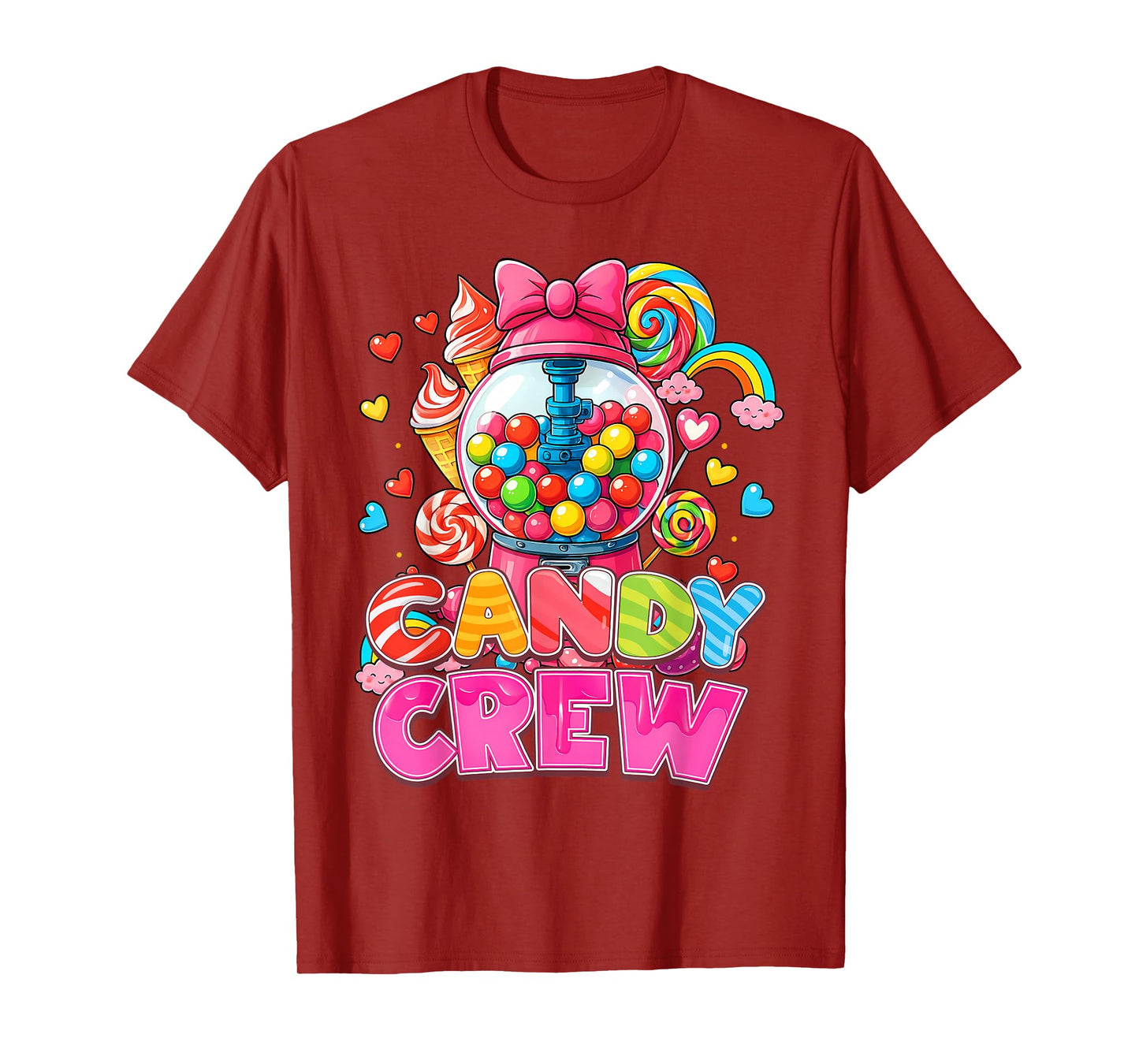 Candy Crew Candy Costume Women Candy Land Kids Sweetie T-Shirt