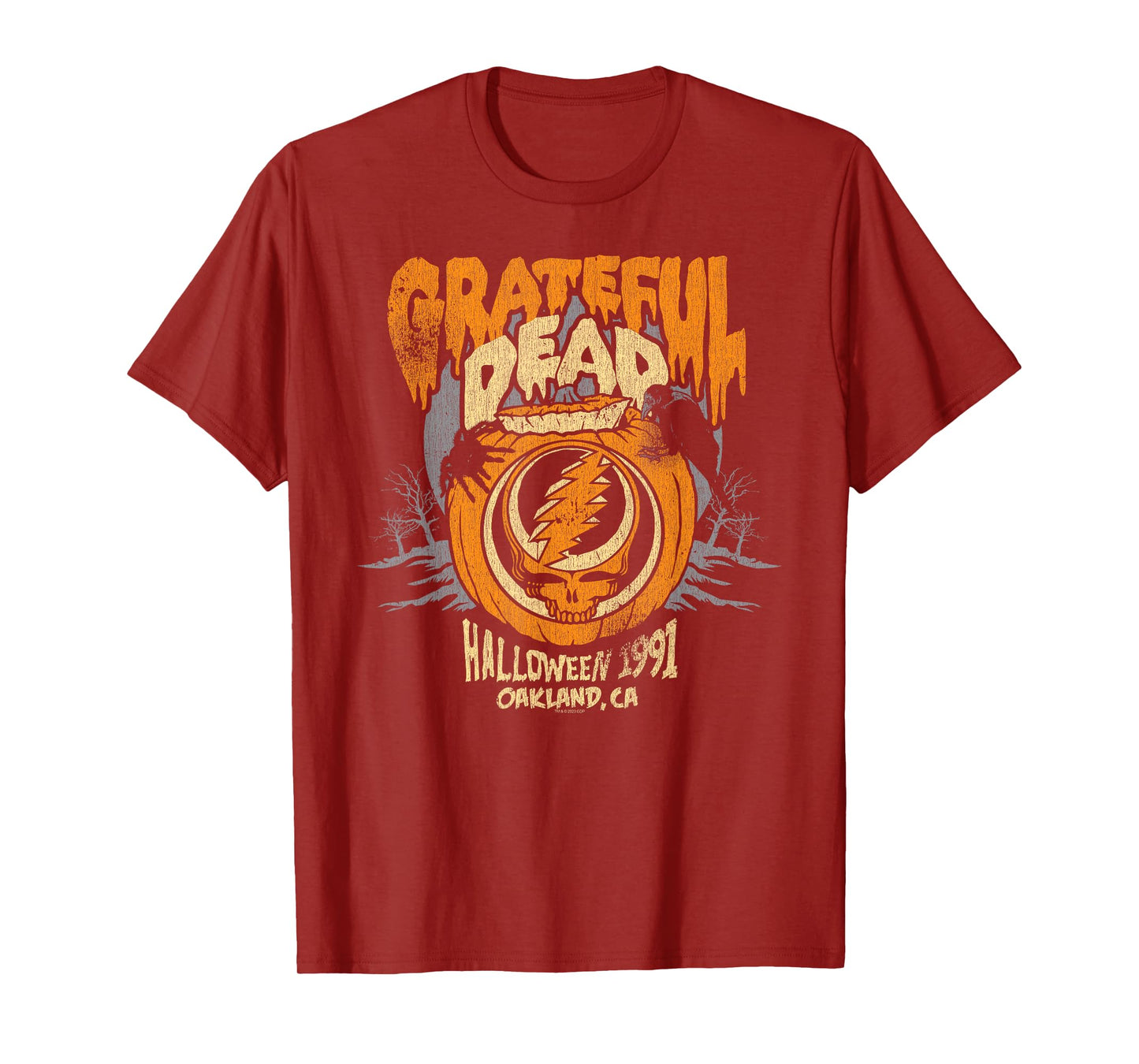 Grateful Dead Halloween Jack-o-Lantern Vintage Band T-Shirt