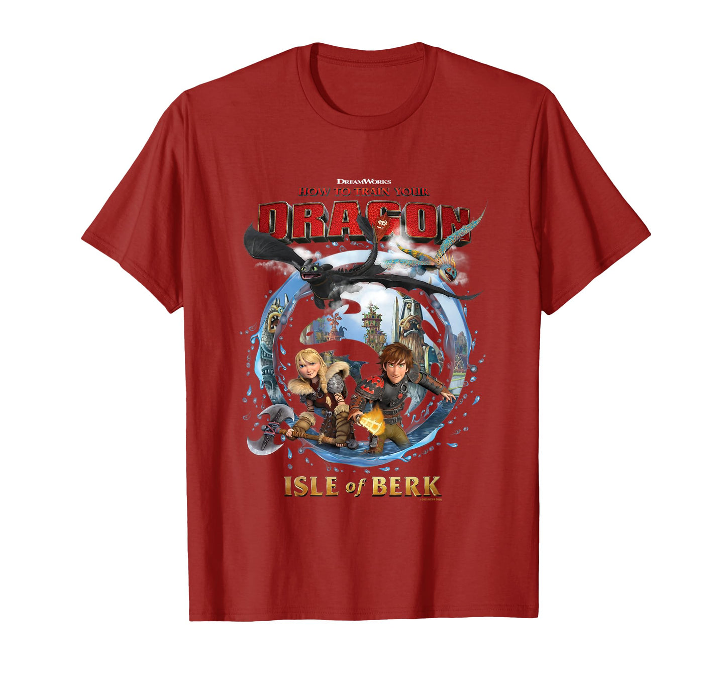 Universal Epic Universe Isle of Berk Dragons Portal Opening T-Shirt