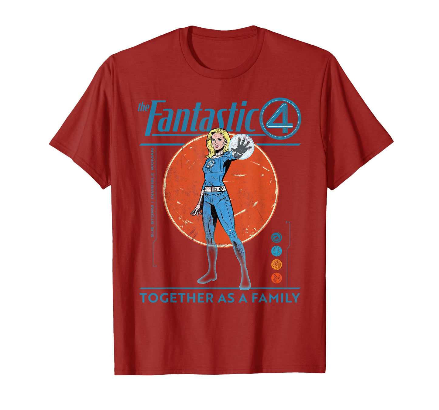 Marvel Fantastic Four: First Steps The Invisible Woman Retro T-Shirt