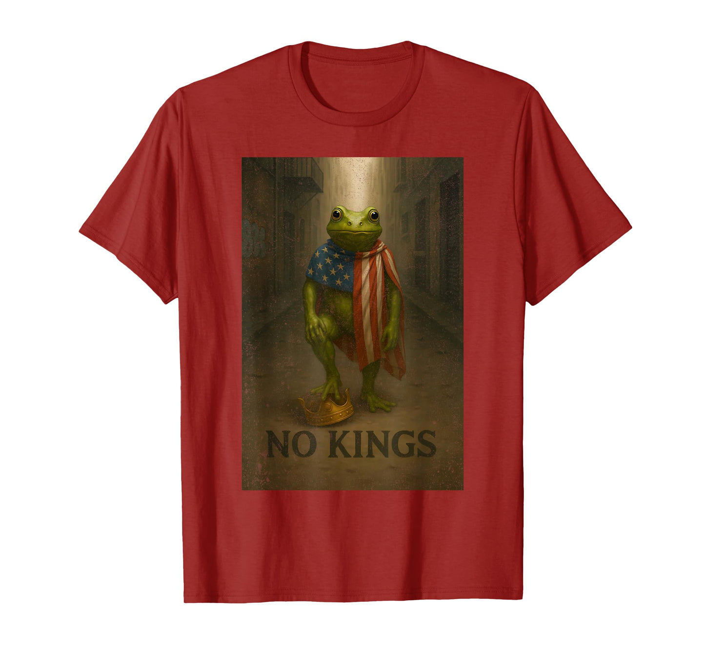 Portland Frog Protest Retro Vintage Resist No Kings T-Shirt