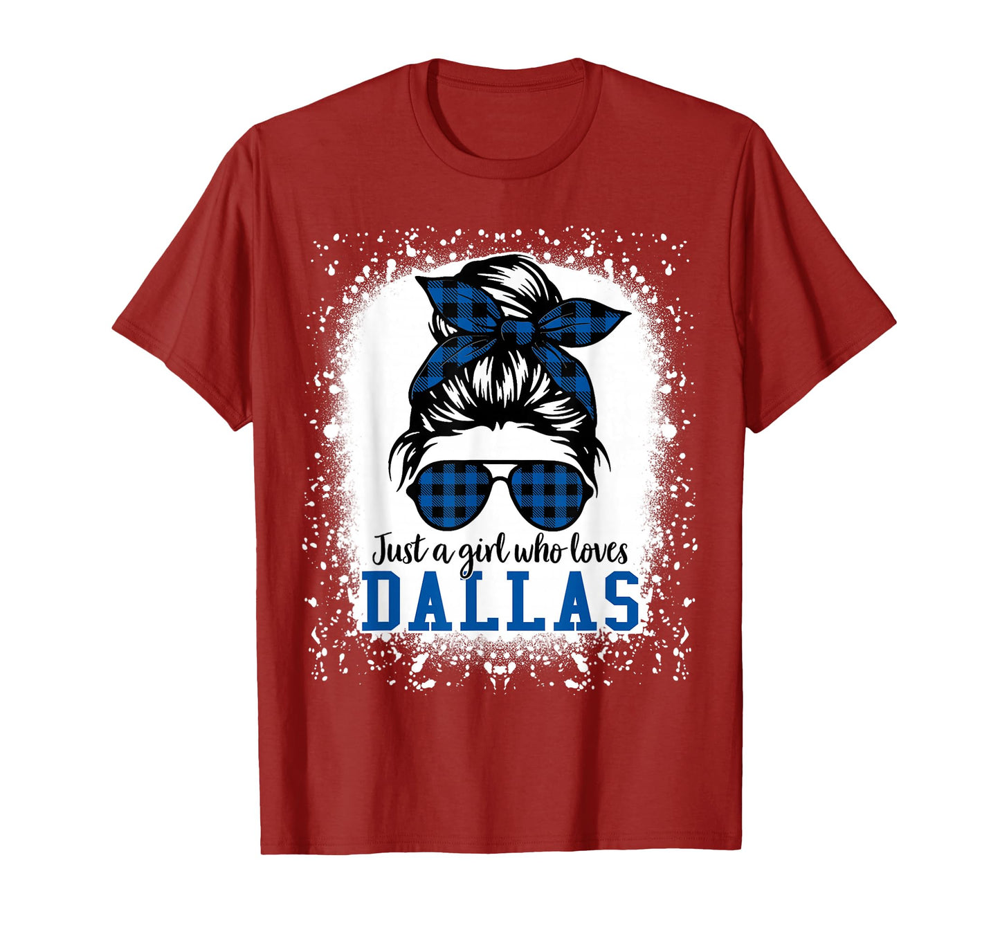 Just a Girl Who Loves Dallas, Dallas Women Girls Moms Kids T-Shirt