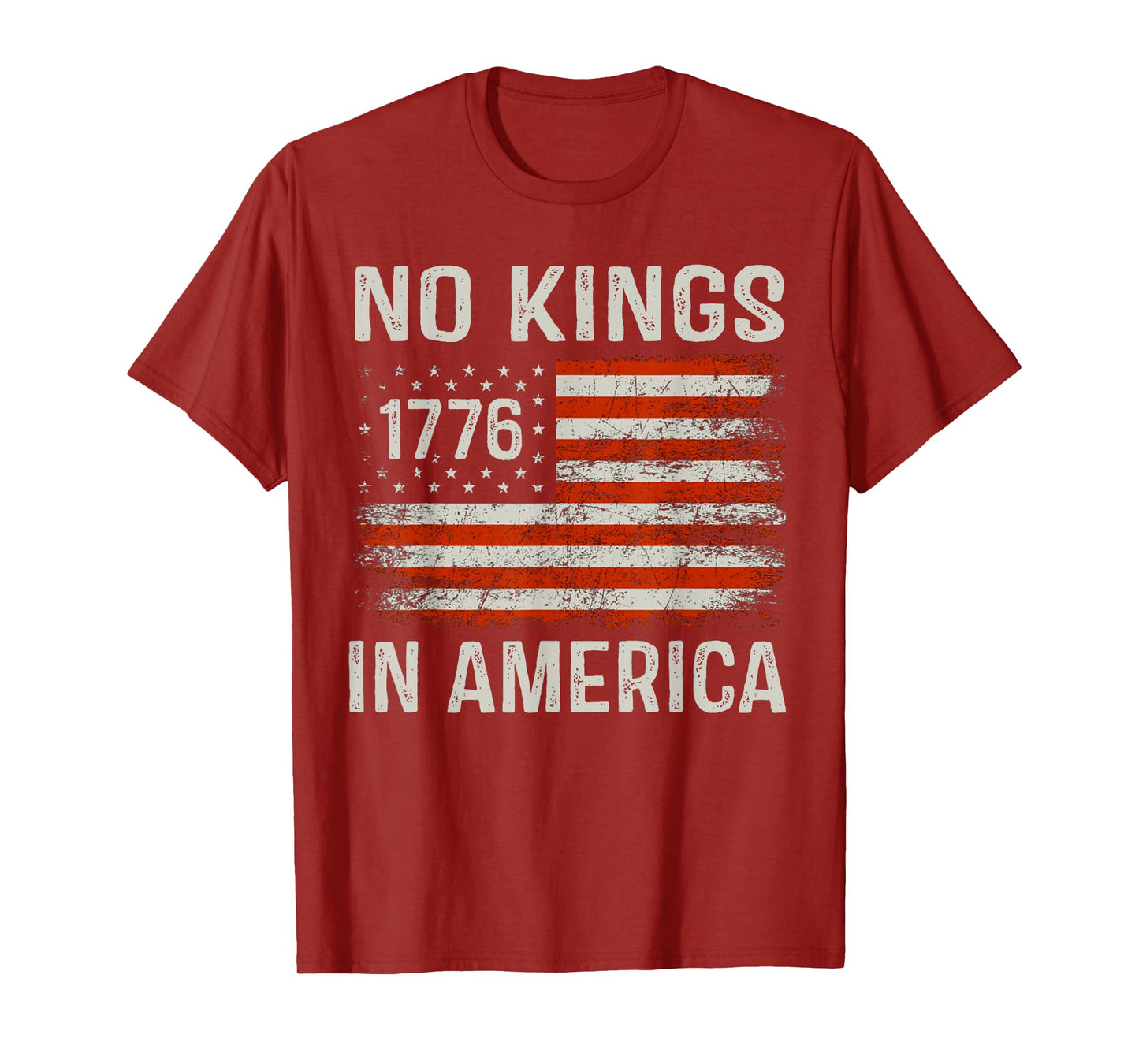 No Kings In America Since 1776 Patriotic USA 4th Of July T-Shirt