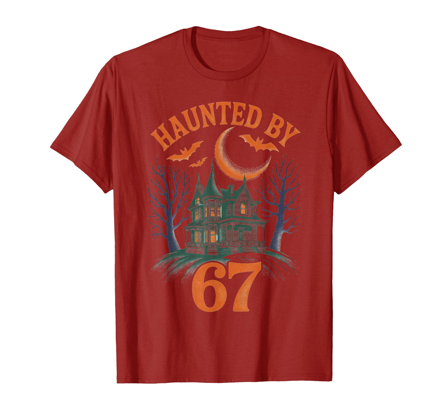 Haunted by 67 Halloween Costume 6 7 Meme Six Seven T-Shirt