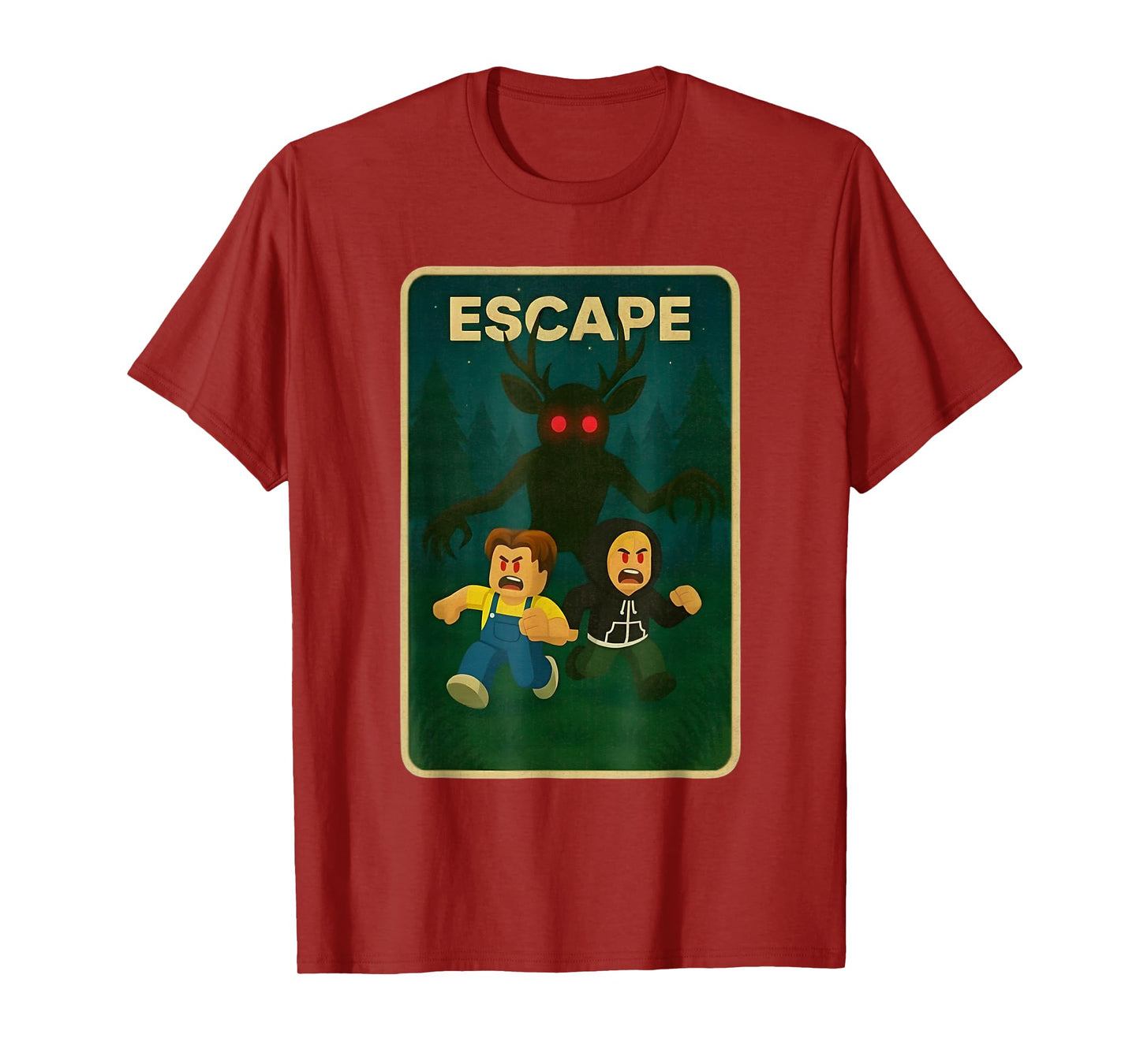 Funny 99 Nights Halloween Gamer Deer in The Forest - Kids T-Shirt