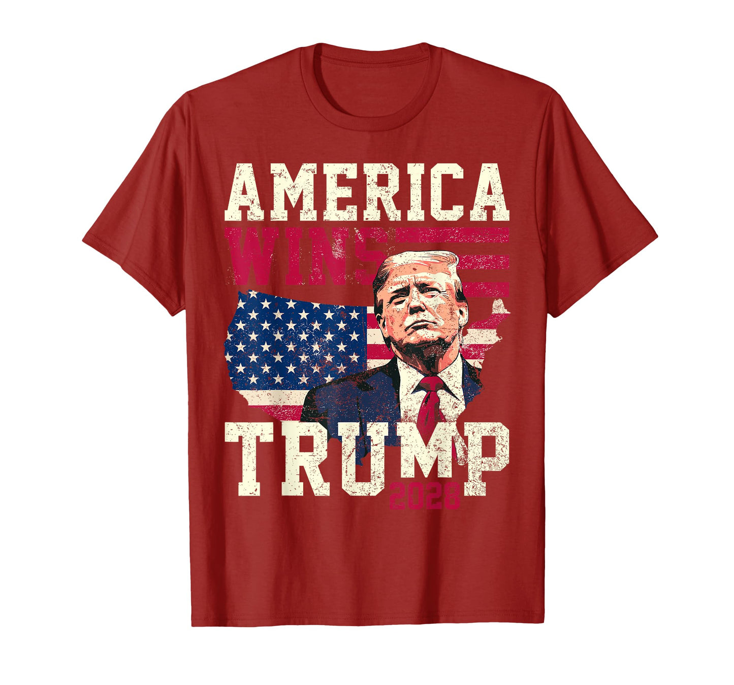 Trump 2028 America Wins T-Shirt