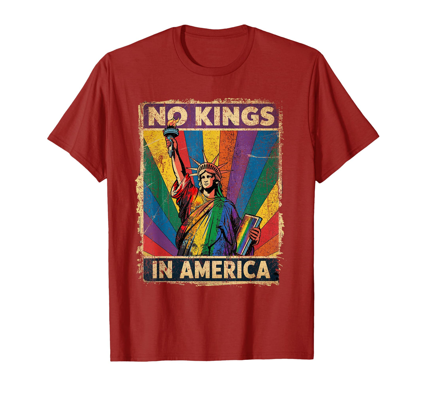 No Kings in America Funny LGBTQ T-Shirt
