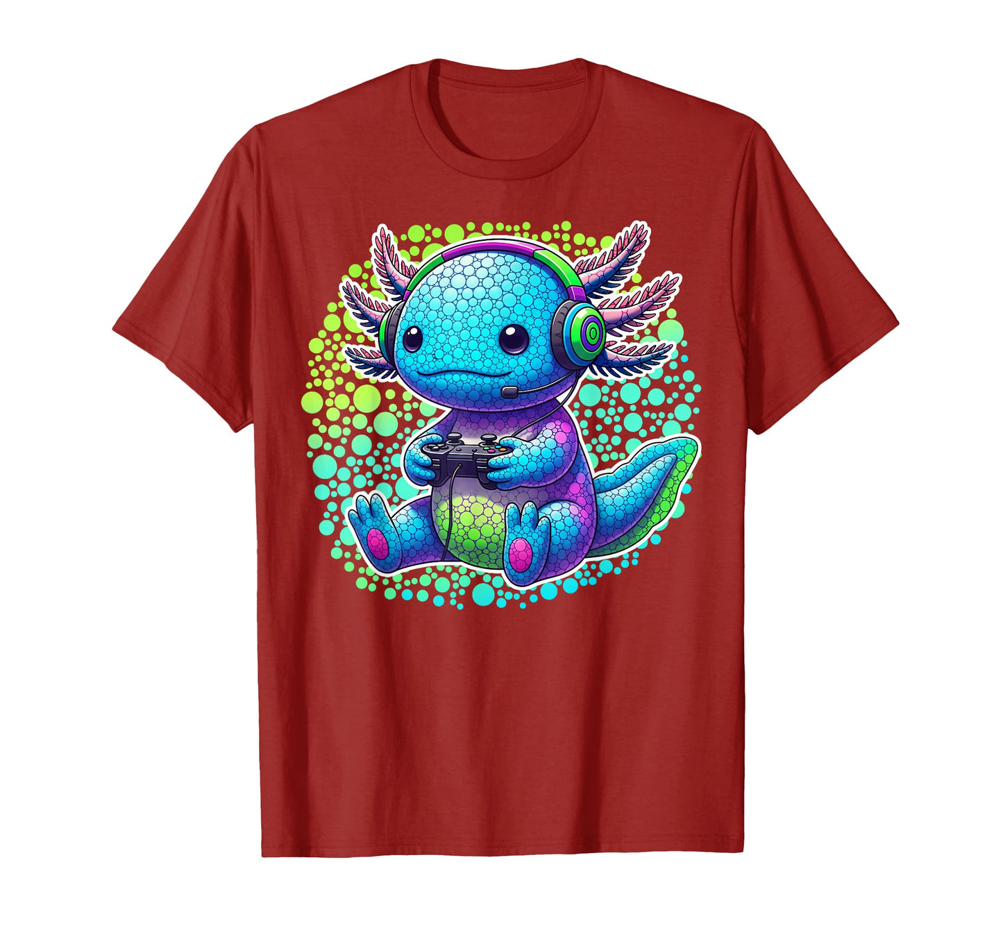 Happy Dot Day Axolotl Gamer Gamesolotl Kids Boys Girls Youth T-Shirt