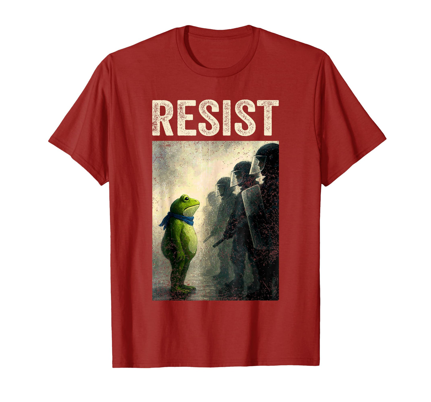 Resist Frog Portland Frog Protest T-Shirt