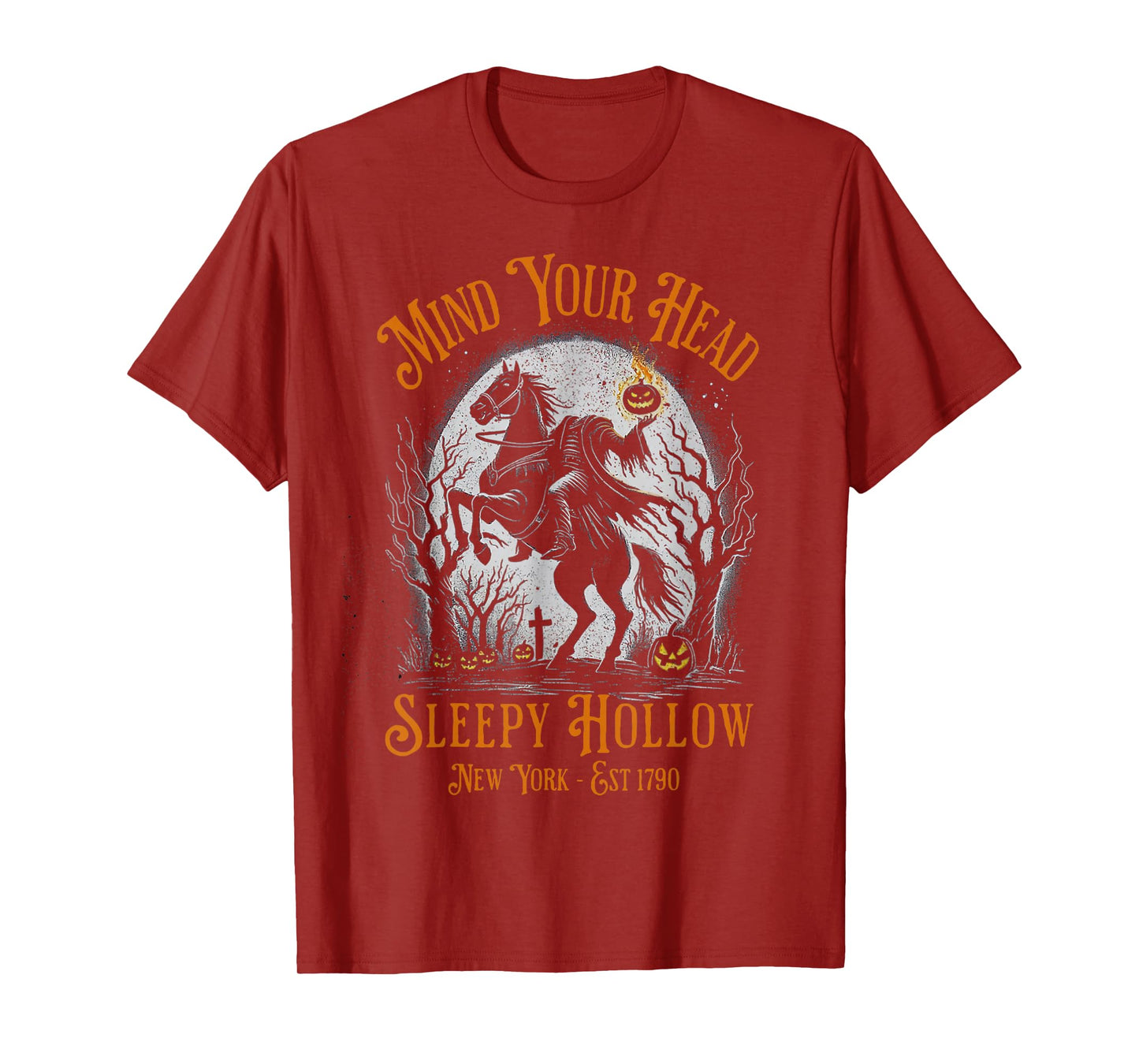 Vintage Mind Your Head Sleepy Hollow Headless Horseman T-Shirt
