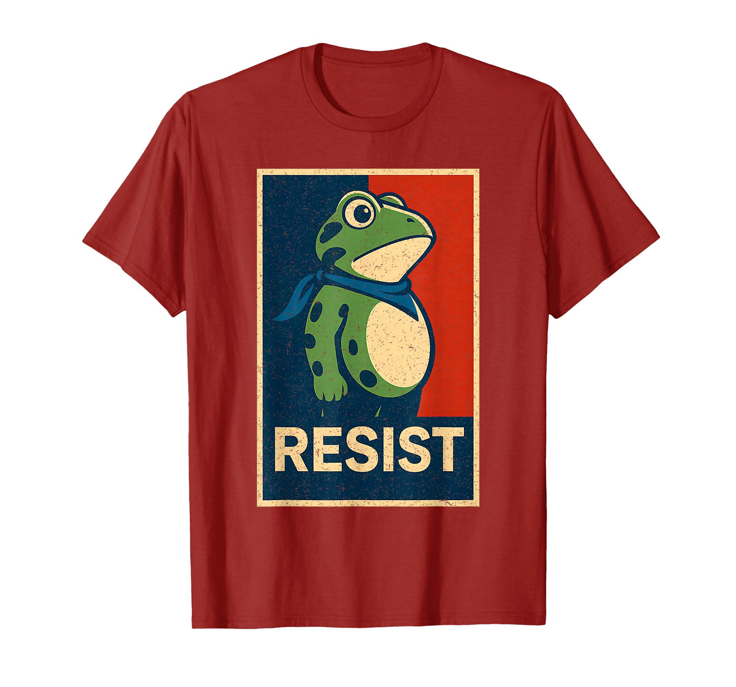 Retro Vintage Portland Frog Protest for Men Women T-Shirt