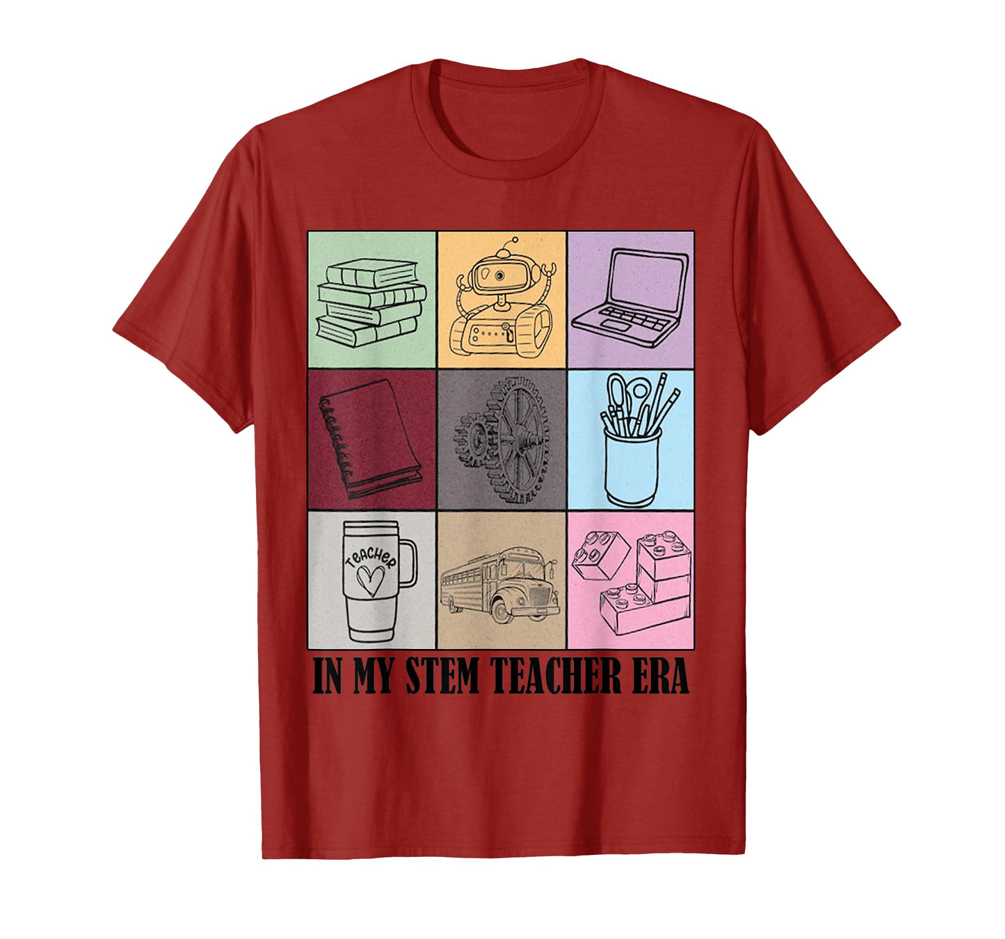 funny STEM Teacher Quote In My STEM Teacher Era Cool Teacher T-Shirt