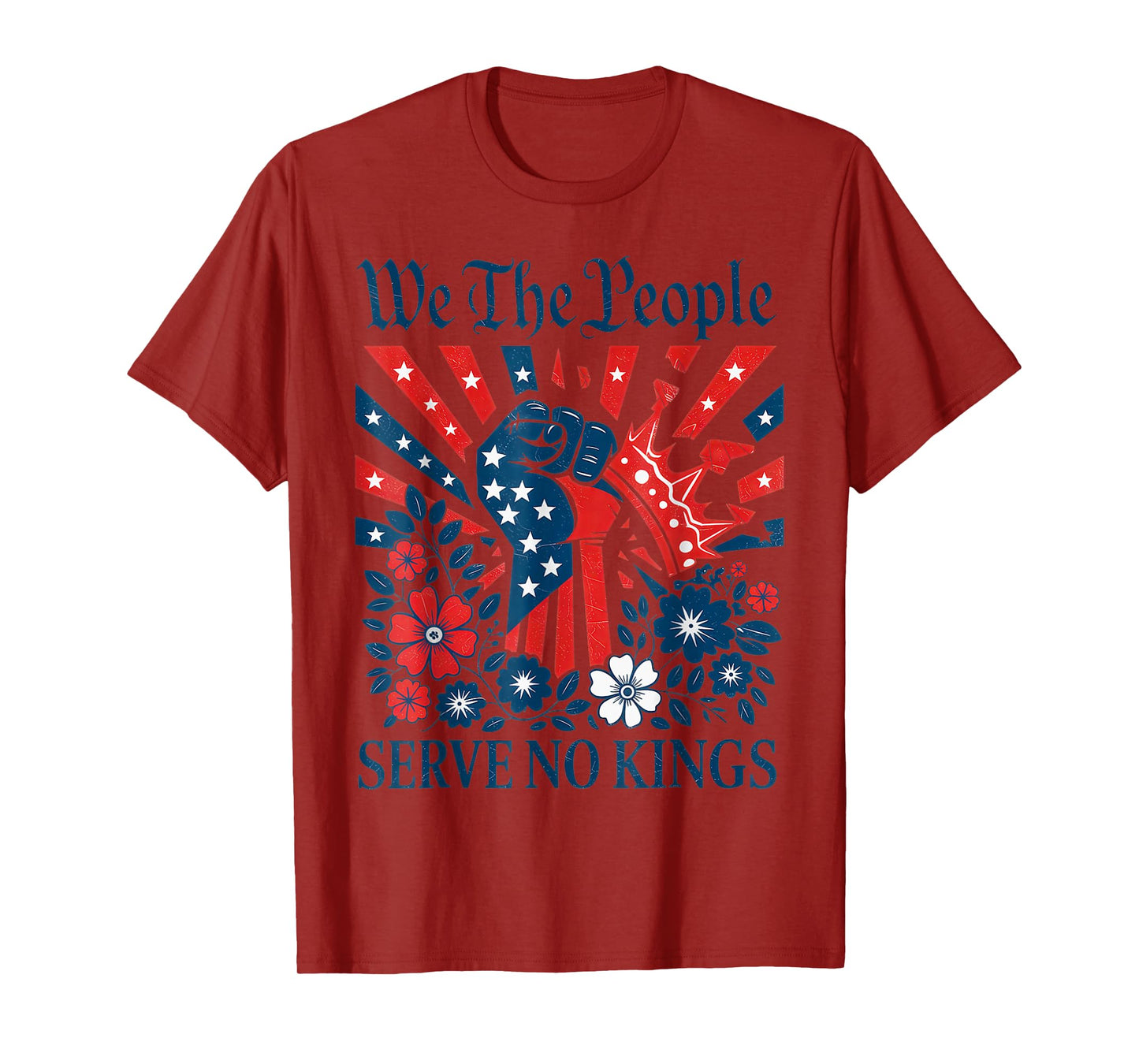 We-The-People-Serve-No-Kings-Stars-Stripes-America-Patriotic T-Shirt