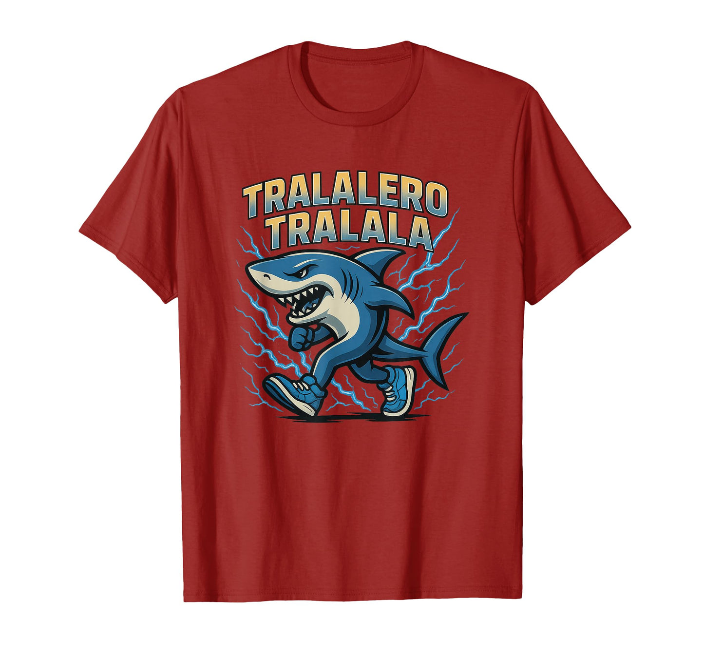 Italian Brainrot Tralalero Tralala, Funny Brain Rot Meme T-Shirt