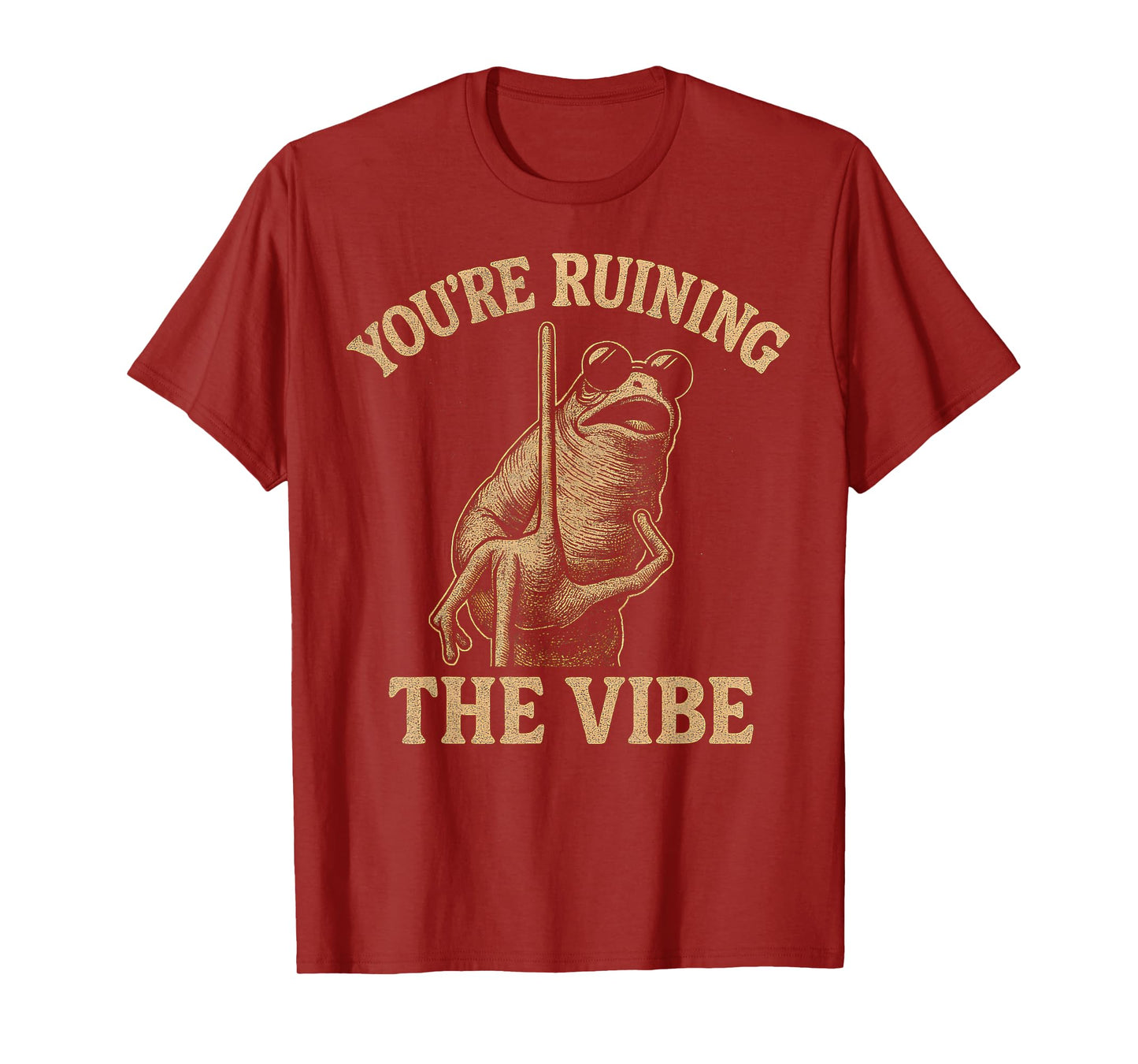 Marcus The Worm You're Ruining The Vibe Funny T-Shirt