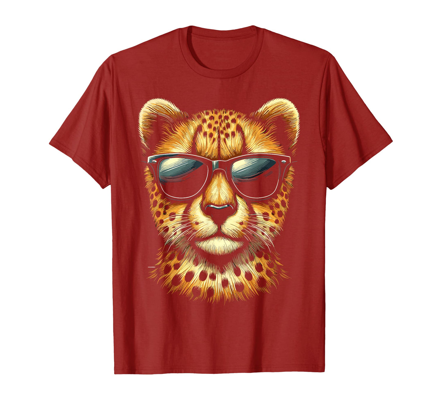Cheetah with Sunglasses Cheetah Animal T-Shirt