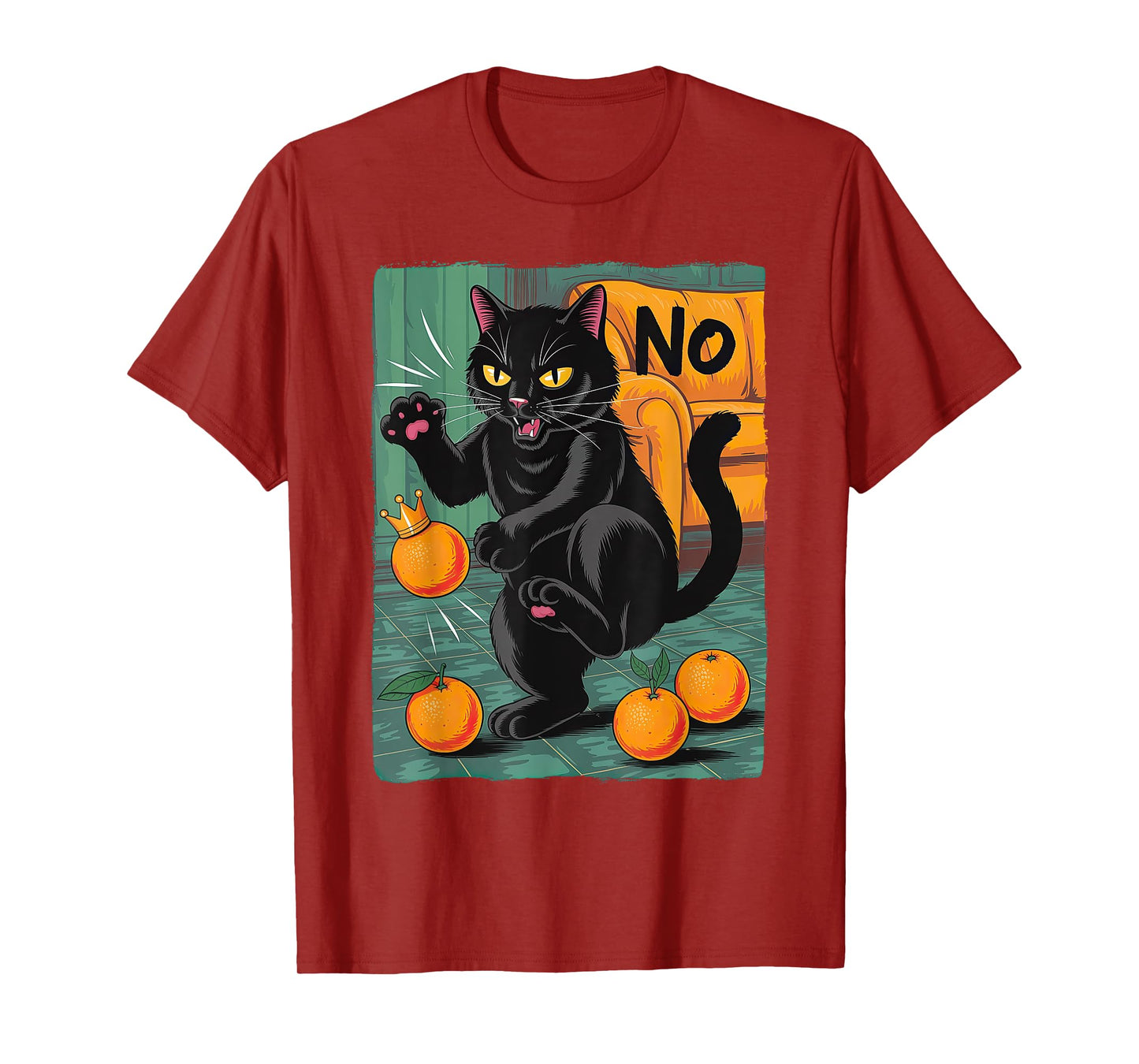 No Kings in America Black Cat T-Shirt