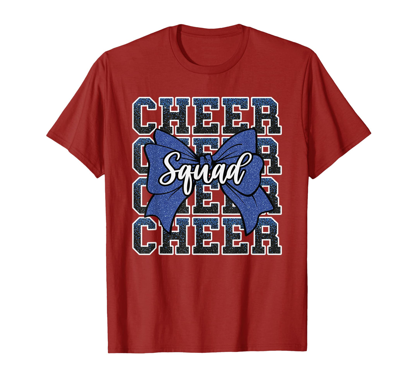 Blue Cheer Squad Funny Sport Cheerleader Cheerleading Team T-Shirt