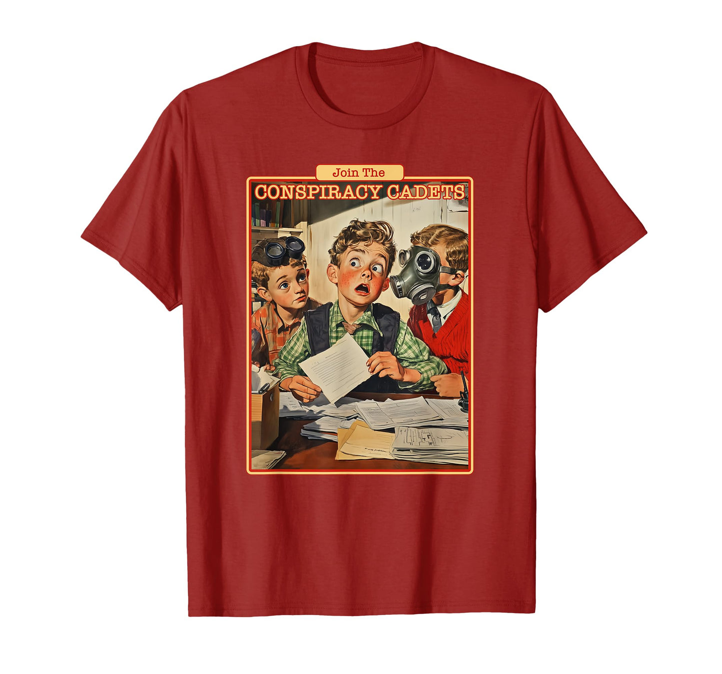 Join The Conspiracy Cadets Conspiracy Shirt - Adult Humor T-Shirt