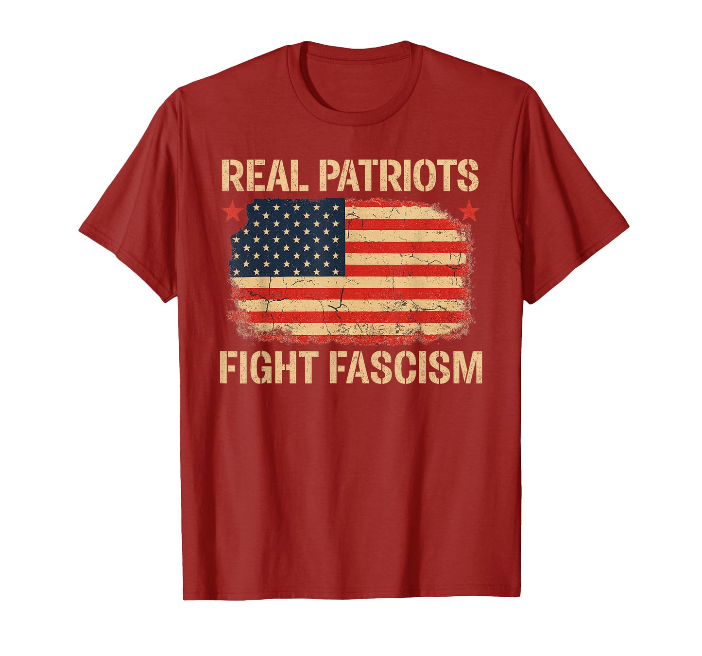Real Patriots Fight Fascism Funny Flowers Women Men No Kings T-Shirt
