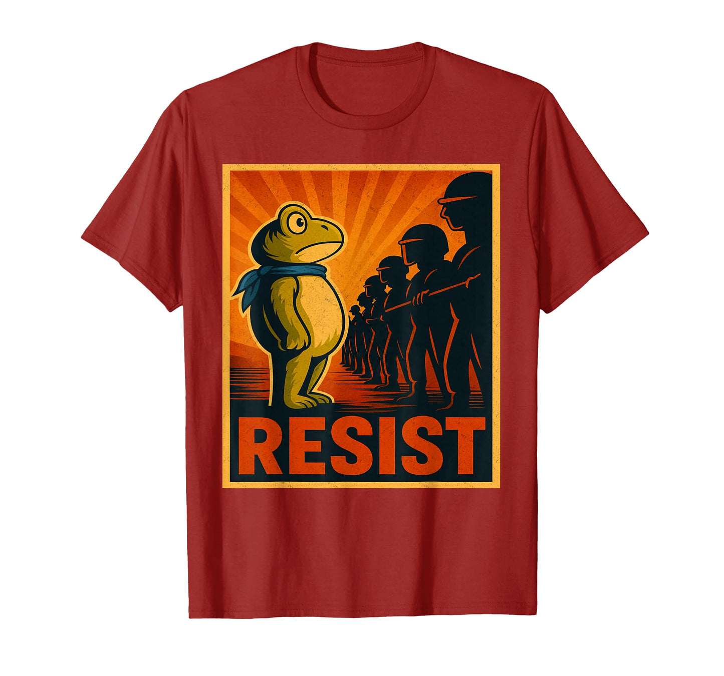 Frog Resist Portland Frog Protest - Portland Frog Activist T-Shirt