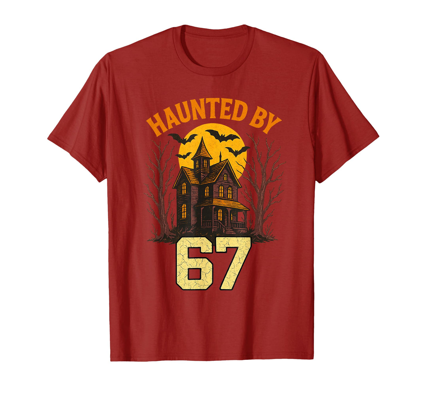 67 Meme Trendy Halloween Funny Six Seven Gen Alpha Teen Boys T-Shirt