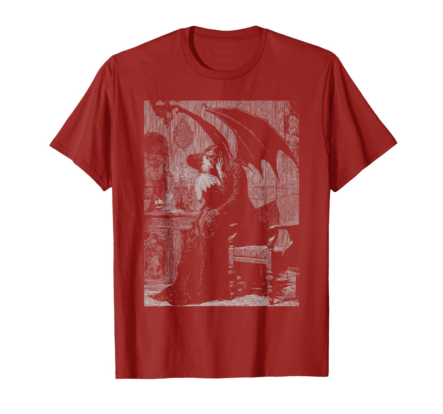 Vampires Kiss | Romantic Goth Gothic Grunge Alt Aesthetic T-Shirt