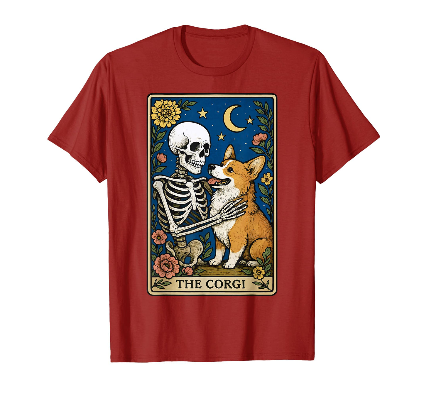 The Corgi Tarot Card T-Shirt