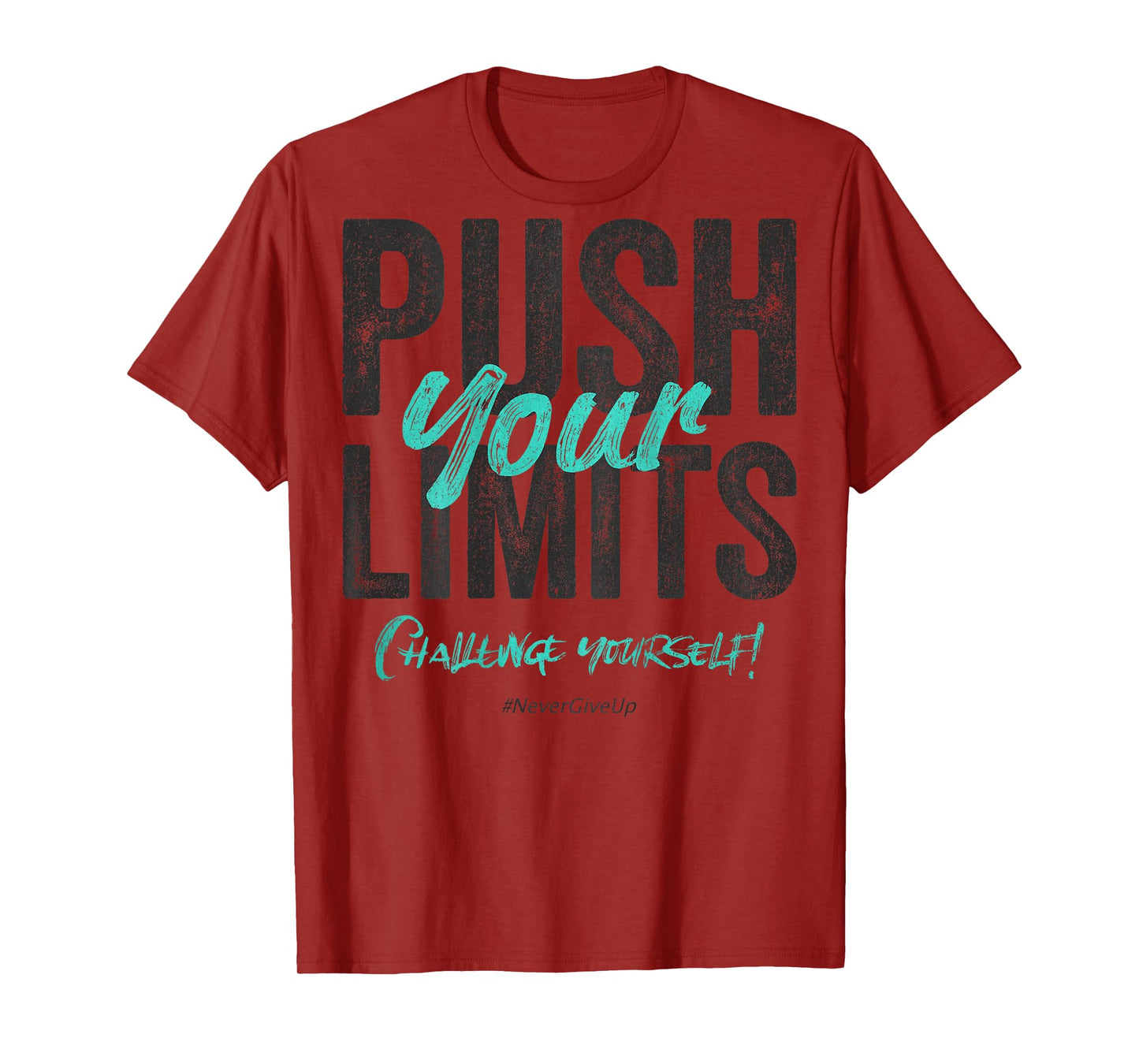 Fitness Quote Y2K Gym Training Back Print Yoga Sport Workout T-Shirt