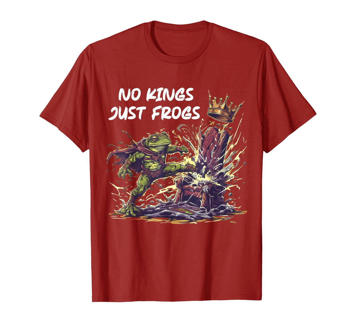 No Kings Just Frogs - Activist Protest Portland T-Shirt